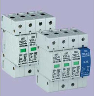 C 级电源防雷器 V 20-C,V 20-C/3+NPE